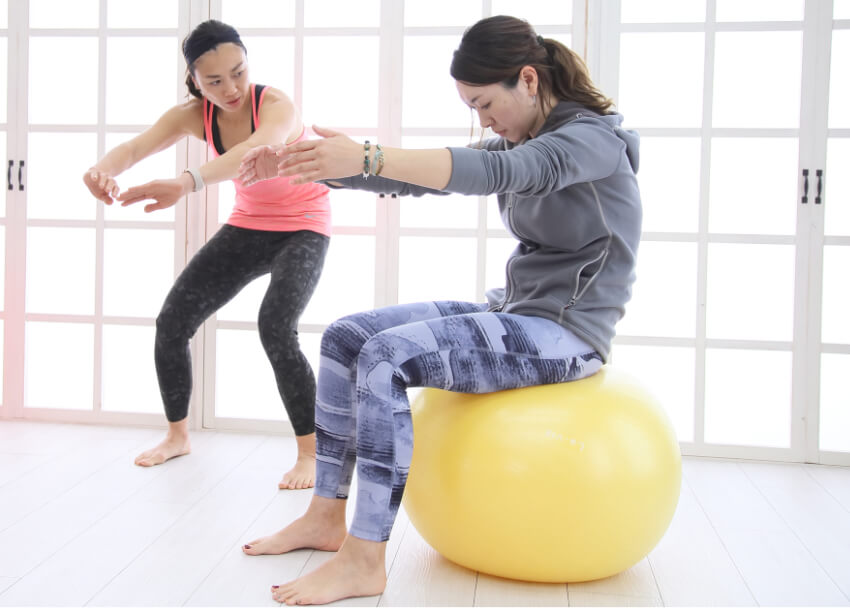 ストレッチ写真